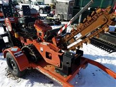 2013 Ditch Witch RT16 Walk Behind Trencher & Trailer 