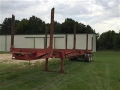 2002 Homemade T/A Log Hauler Pole Trailer 