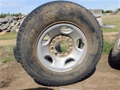 Ford LT245/75R16 8 Bolt Steel Rims/Tires 