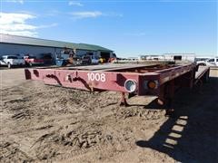 1995 Great Dane Flatbed Drop Deck Semi Trailer 