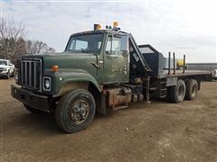 1979 International F2574 T/A Truck W/Tilt Bed & Boom 