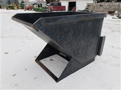 Steel Dumpster Skid Steer Attachment 