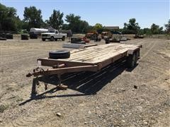 1983 Homemade T/A Flatbed Trailer 