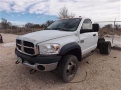 2009 Dodge Ram 4500 Cab And Chassis 