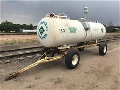 1500 Gallon Anhydrous Tank On Running Gear 