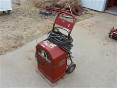 Lincoln AC-225 S 220v Stick Welder W/Leads & Cart 