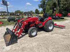 2021 Tym T25H Tractor Compact Utility Tractor W/Loader & Landscape Rack 