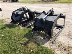 2019 Brute 82" Wide Brush/Root Grapple Skid Steer Attachment 