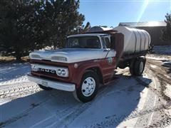 1960 GMC 4000 Flatbed Truck w/ Fertilizer/Water Tank Setup 