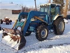 1990 Ford 7710 MFWD Tractor 