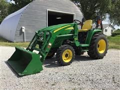 2010 John Deere 3520 Tractor With JD 300CX Loader 