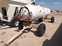 Shop Built Converted Anhydrous Tank Diesel Tank W/Transfer Pump 