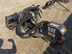 Caterpillar SG18 Skid Steer Stump Grinder Attachment 