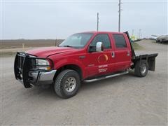 2003 Ford 4X4 Flatbed Pickup 