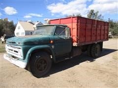 1964 Chevrolet C60 Grain Truck W/15' Bed And Hoist 