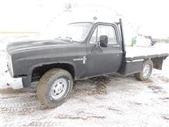 1982 Chevrolet Custom Deluxe K20 4x4 Flatbed Pickup 