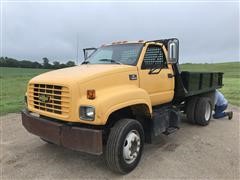 1998 Chevrolet C6500 Flatbed Dump Truck 