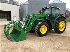 2014 John Deere 6170R MFWD Tractor W/John Deere H360 Loader 