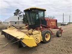 1999 New Holland HW340 Self-Propelled Windrower 