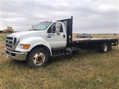 2007 Ford F650 Flatbed Truck (INOPERABLE) 