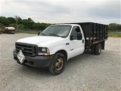 2004 Ford F350 Stake Bed Dually Pickup 