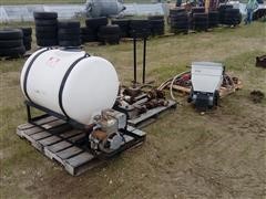 Gandy Applicator/Hydraulic Parts/110-Gal Tank On Skid 