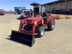 Mahindra 1626 4WD Compact Utility Tractor W/Loader 