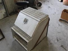 Side Mount Semi Tractor Aluminum Tool Box 
