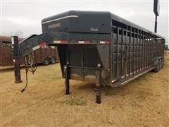 2012 Travalong Tri/A 32' Gooseneck Livestock Trailer 