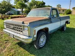 1980 Chevrolet CK10 4x4 Pickup 