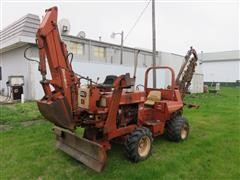 Ditch Witch 6510DD Trencher/Blade With Backhoe Attachment 