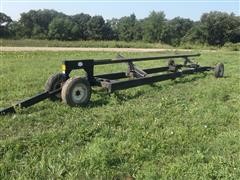 P & K Mfg 25' Adjustable Header Trailer 