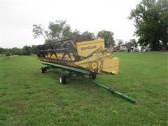 New Holland 973 Header & Cart 