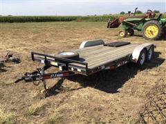 2013 PJ Trailers T/A Flatbed Trailer 
