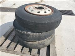 Aluminum Split Rim Truck Wheels & Tires 