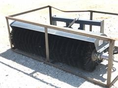 Wolverine 72" Hydraulic Broom Skid Steer Attachment 