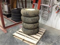 Firestone 9.5L-15 Implement Tires W/ Wheels 