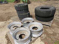 Michelin Solid Skid Steer Tires/Rims & Truck Tires 