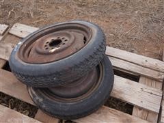 125/80D16 Tires & Steel Rims 