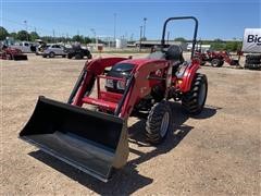 2017 Mahindra 15334FHIL Compact Utility Tractor W/Loader 