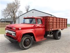 1962 GMC 4000 S/A Truck W/Grain Bed And Hoist 