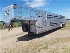 2000 Eby Tri/A Aluminum Double-Deck Livestock Trailer 