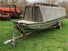 1980 Polar Kraft Jon Boat Duck Boat 