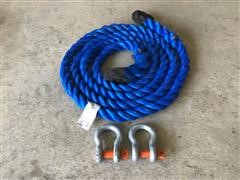 Custom Rope T100 Tow Rope & Clevises 