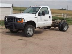 2000 Ford F450 4x4 Cab & Chassis 