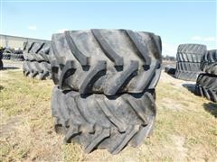 Goodyear 900/65R32 Tire On CIH Combine Rims 