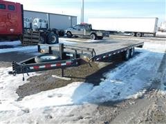 2007 PJ Trailers 24' T/A Flatbed Trailer 