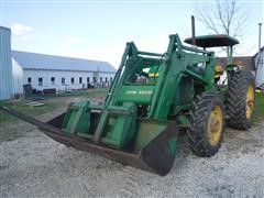 1981 John Deere 2940 MFWD Tractor W/JD 265 Self-Leveling Loader 