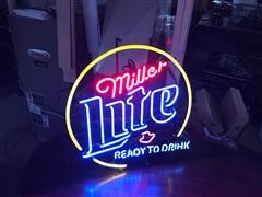 Miller Lite Ready To Drink Neon Sign 