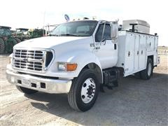 2003 Ford SD F-650 Crane Service Truck 